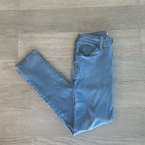 American Bazi Light Wash Skinny Jeans Size 7 - Picture 7 of 7